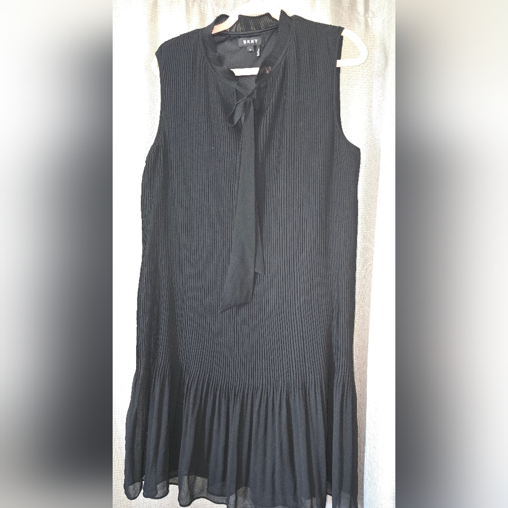 DKNY Black Sleeveless Dress